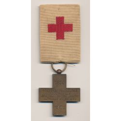 Médaille - Croix rouge - Secours aux blessés - 1870-1871