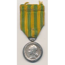 Médaille du Tonkin - 1883-1885 - Type Terre - bélière olive - ordonnance