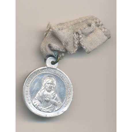 Médaille - Jésus avec son ruban - alu - 25mm