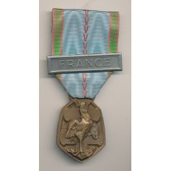 Médaille - Commémorative 39/45 - Agrafe France - ordonnance