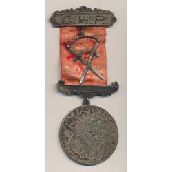 Médaille Maçonnique - Loge Strafford - agarafe C.H.P avec 2 épées - Missouri - Etats-Unis