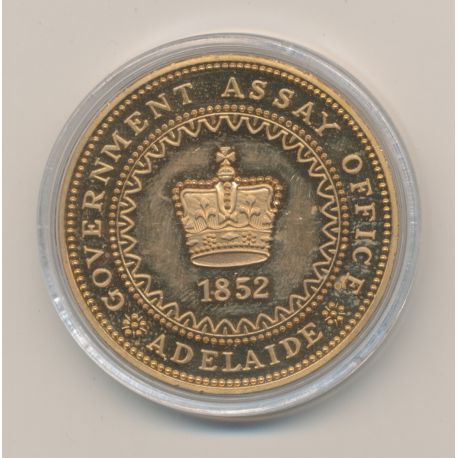 Médaille - Refrappe 1 Pound 1852 - 40mm - bronze
