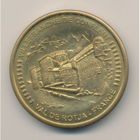 Médaille - Villefranche de gonflent - Val de rotja - collection européenne