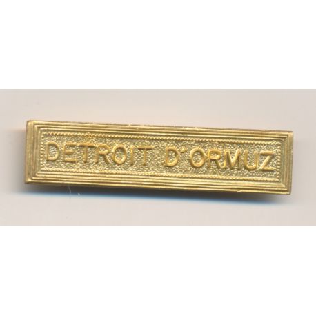 Agrafe Detroit d'ormuz - pour ordonnance