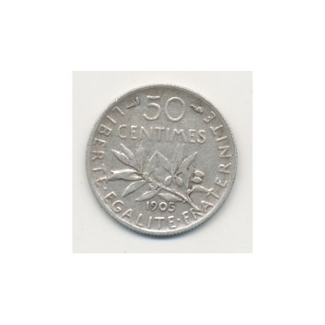 50 Centimes Semeuse - 1905