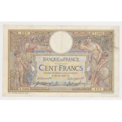 100 Francs Luc Olivier Merson - 22.10.1914 - TTB