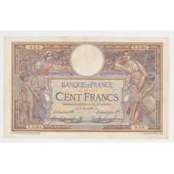 100 Francs Luc Olivier Merson - 7.12.1918 - TTB/TTB+