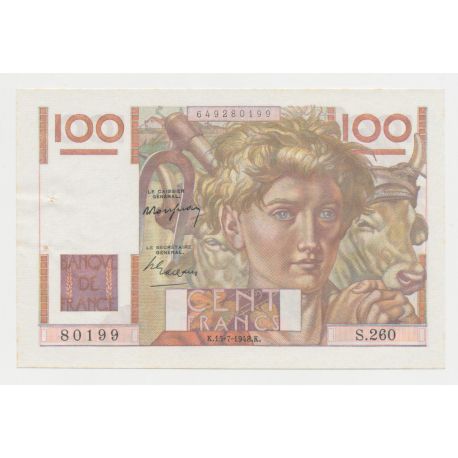 100 Francs Jeune paysan - 15.7.1948 - SPL