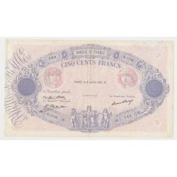 500 Francs Bleu et Rose - 9.7.1931 - N.1736 - TB/TTB