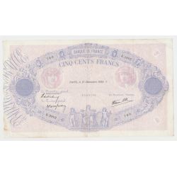 500 Francs Bleu et Rose - 21.12.1939 - B.3902 - TTB