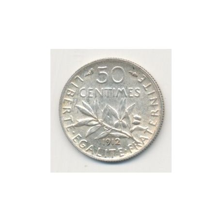 50 Centimes Semeuse - 1912