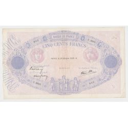 500 Francs Bleu et Rose - 26.10.1939 - U.3695 - TTB/TTB+