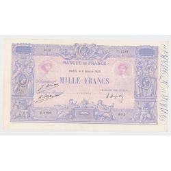 1000 Francs bleu et Rose - 6.10.1923 - Y.1722 - TTB+