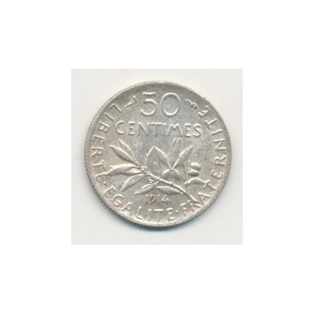50 Centimes Semeuse - 1914