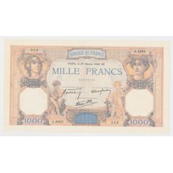 1000 Francs Cérès et mercure - 29.2.1940 - A.8895 - SUP