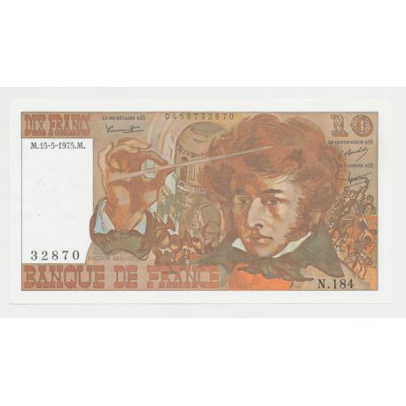 10 Francs Berlioz - 15.5.1975 - N.184 - SPL