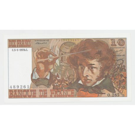 10 Francs Berlioz - 5.1.1976 - NEUF