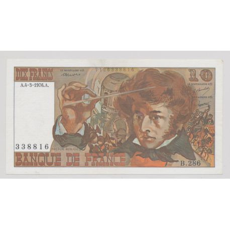 10 Francs Berlioz - 4.3.1976 - B.286 - SPL