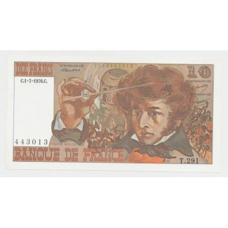 10 Francs Berlioz - 1.7.1976 - NEUF