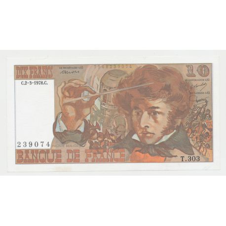 10 Francs Berlioz - 2.3.1978 - NEUF