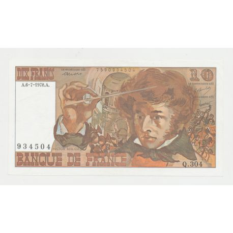 10 Francs Berlioz - 6.7.1978 - NEUF