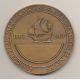 Médaille - Jules Verne et Georges Clémenceau - Association amicale des anciens élèves des lycées de Nantes - bronze - 80mm - SUP