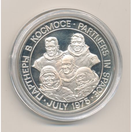 Médaille - Apollo - Soyouz - 1975 - argent - FDC