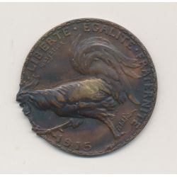 Médaille - Emprunt défense nationale - 1915 - bronze - 31mm - TTB+