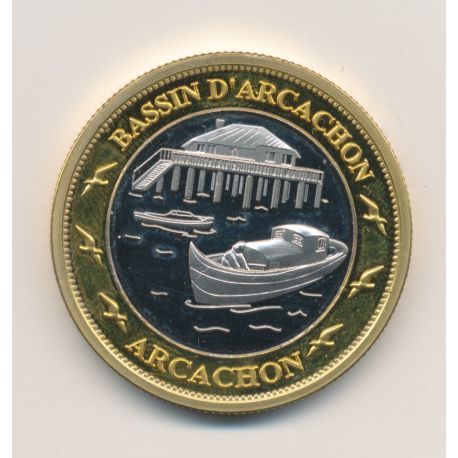 Médaille - Bassin d'arcachon - dune du pilât - 33mm