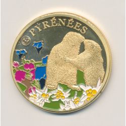 Médaille - Pyrénées - marmottes - cirque de gavanie - 34mm