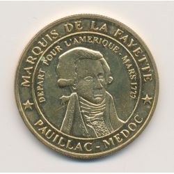 Dept33 - Marquis de Lafayette - 2009 - Pauillac - Médailles et Patrimoine