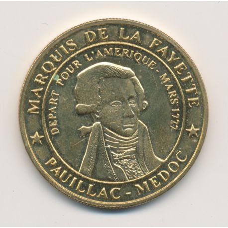 Dept33 - Marquis de Lafayette - 2009 - Pauillac - Médailles et Patrimoine