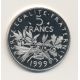 5 Francs Semeuse - 1999 - Belle épreuve