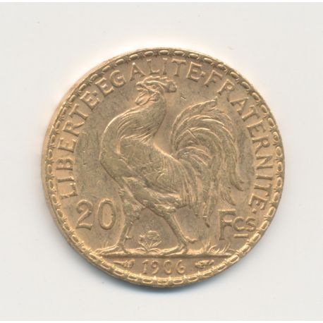 20 Francs Or - Coq/Marianne - 1906