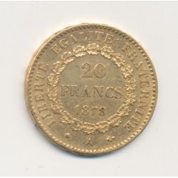 Génie - 20 Francs Or - 1878 A - TTB