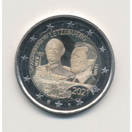2€ Luxembourg 2021 - centenaire naissance Grand-Duc Jean - Type photo