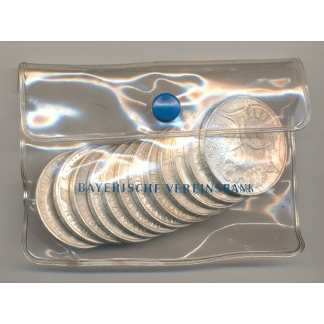 Lot Investissement Argent - 12 Pieces - 10 Deutsche Mark - avec son sachet de banque