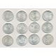 Lot Investissement Argent - 12 Pieces - 10 Deutsche Mark - avec son sachet de banque