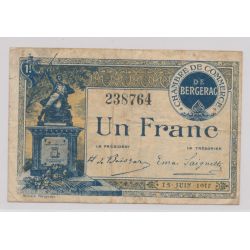 Dept24 - 1 Franc 1917 - Bergerac - TB