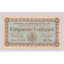 Dept58 - 50 Centimes 1915 - Nevers - X 123 - SUP