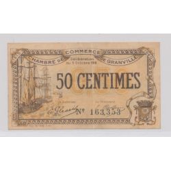 Dept50 - 50 centimes 1916 - Granville - TTB