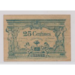 Dept49 - 25 Centimes 1917 - Angers - série D - TB