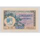 Dept75 - 50 Centimes 1920 - Paris - TTB+
