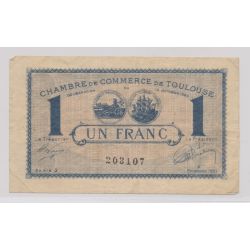 Dept31 - 1 Franc 1921 - Toulouse - TB