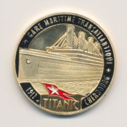 Médaille - Titanic - Cité de la mer - Cherbourg - 32mm