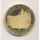 Médaille - Paquebot Transatlantique - gare maritime - Cité de la mer - Cherbourg - 32mm 