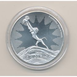 Niue - 2 Dollars 2020 - Roilion/Lion King - 1 once argent - FDC