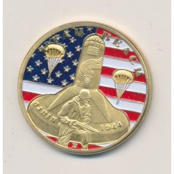 Médaille - Utah Beach parachutes - D-Day - 6 juin 1944 - 31mm