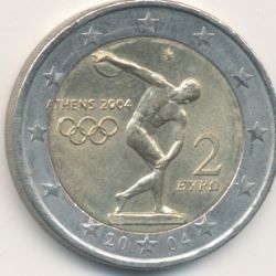 2€ Grece 2004 - JO Athènes