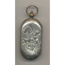 Porte Louis - 10 et 20 Francs Or - motif vignes - métal argenté - Ref14